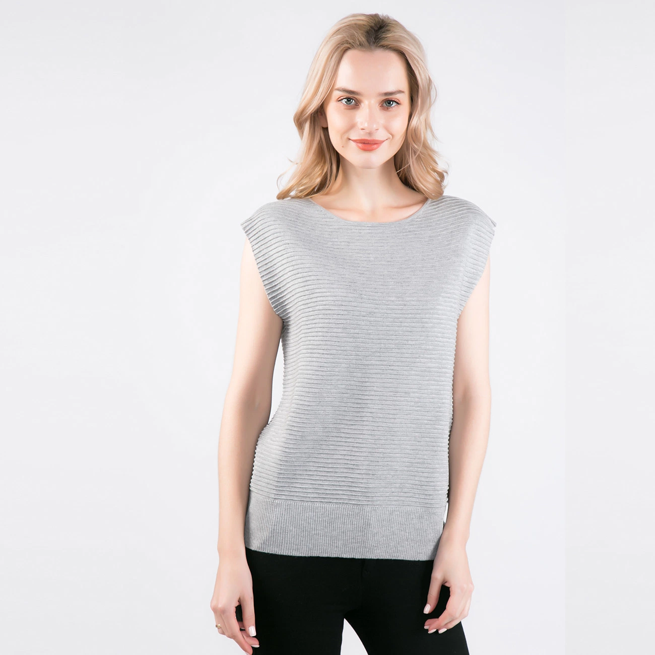 Women's Style Silk & Cashmere Blended Sleeveless Tank Tops