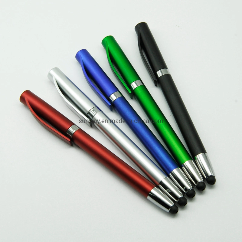 Pen Factory Wholesale/Supplier Office Custom Screen Stylus Plastic Logo Ball Pen