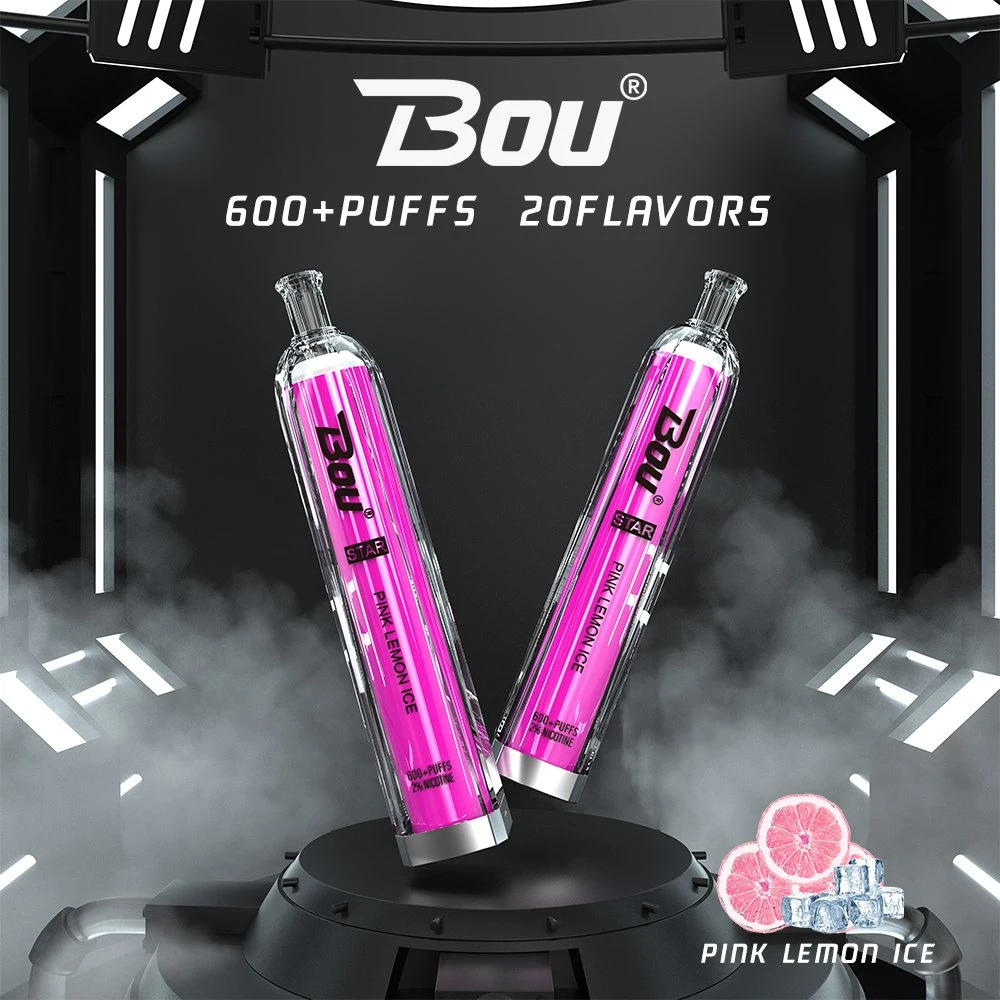 Bou Star prix d'usine Vape stylo jetable jouissent de gros de vente chaude Shoppping 600 bouffées