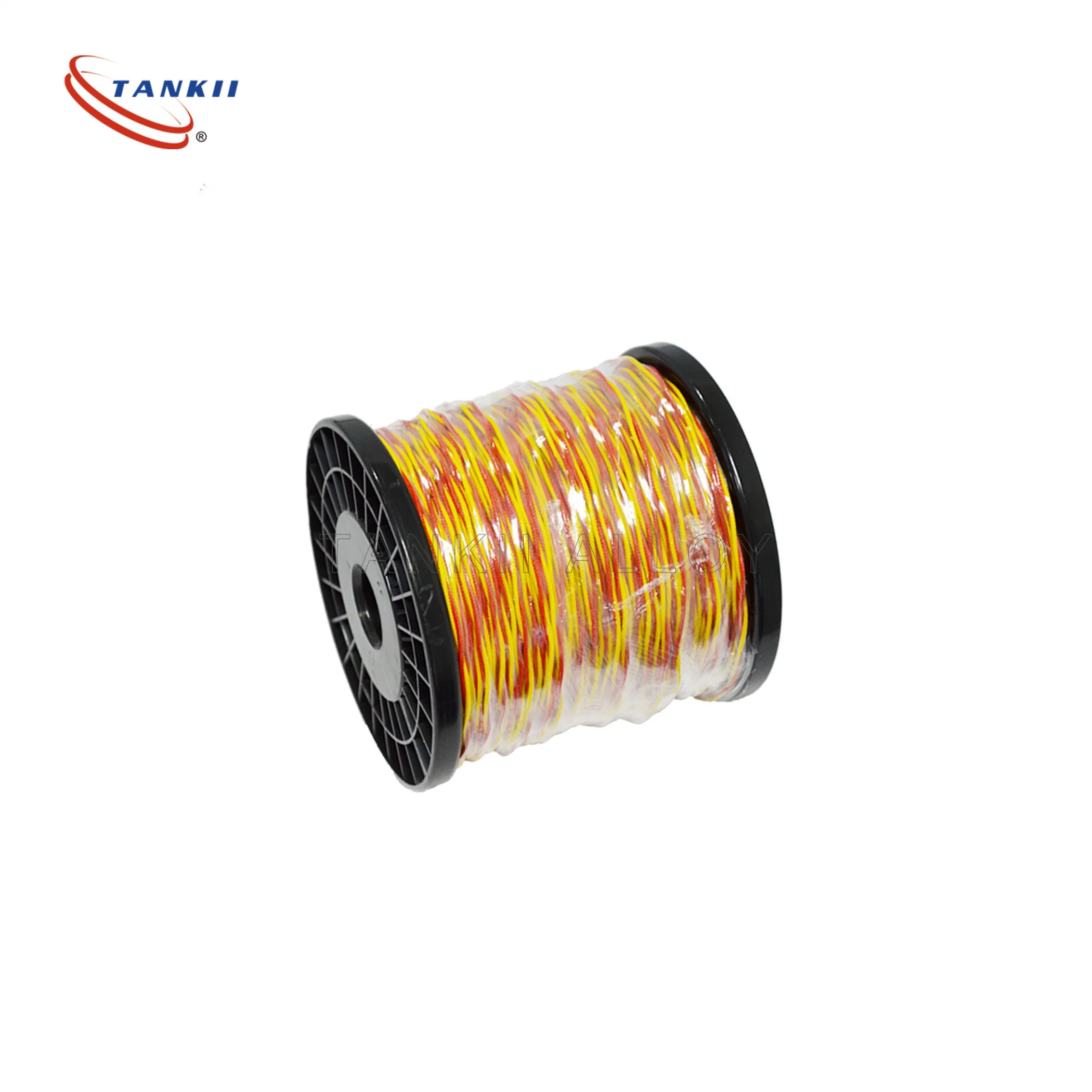 K type  2*0.711mm High Silica/fiberglass Insulation  Chromel/Alumel thermocouple Extension cable/wire