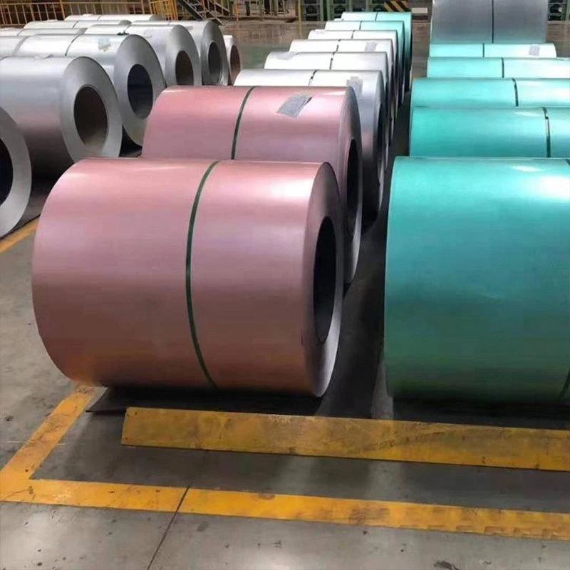 Cold Rolled PPGL PPGI Hot Dipped Galvanized Galvalume Zinc Aluminum PVDF PE Color Coated Prepainted Metal Roofing Steel Sheet Coil