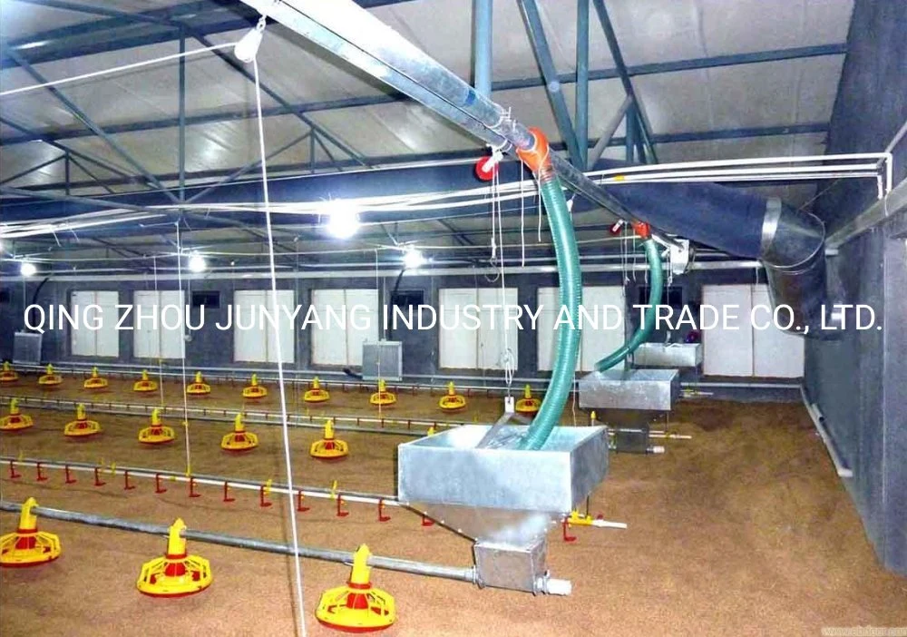 Hot Sell Better Broiler Chicken Poultry Feeding Line and Drinking Line, Feeder Pan Automatic Equipment for Sale