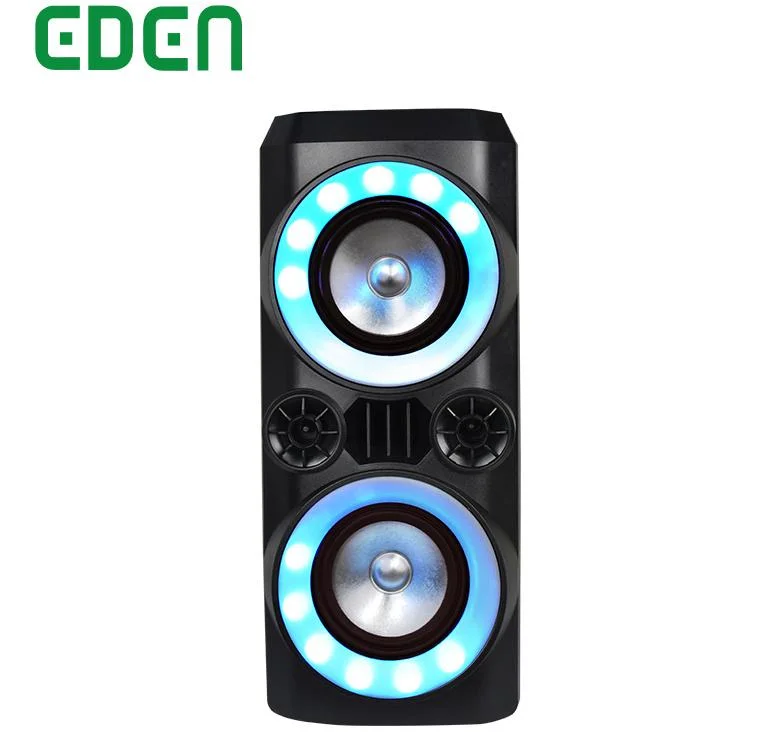 2020-2021 PA Bluetooth profesional recargable DJ Karaoke Sound Box portátil Altavoz Trolley altavoz de audio FM inalámbrico