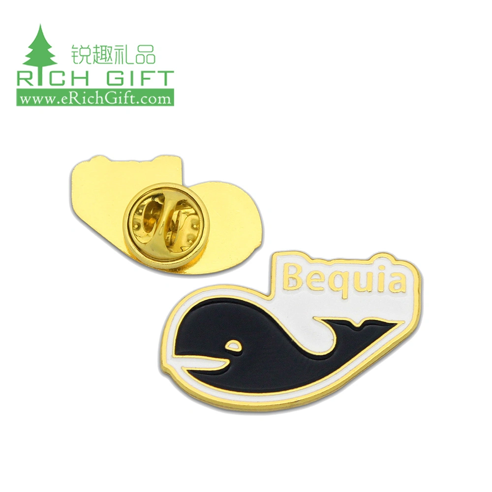 High Quality Custom Made Metal Bangkok Clear Translucent Girl Rose Spinning Epoxy Lapel Badge with Chain Magnetic Music Souvenir Moving Heart Hard Enamel Pin