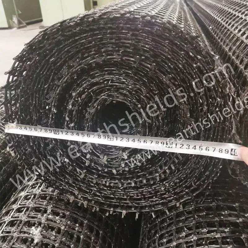 High Tensile Strength Geogrid for Railway Retaining Wall