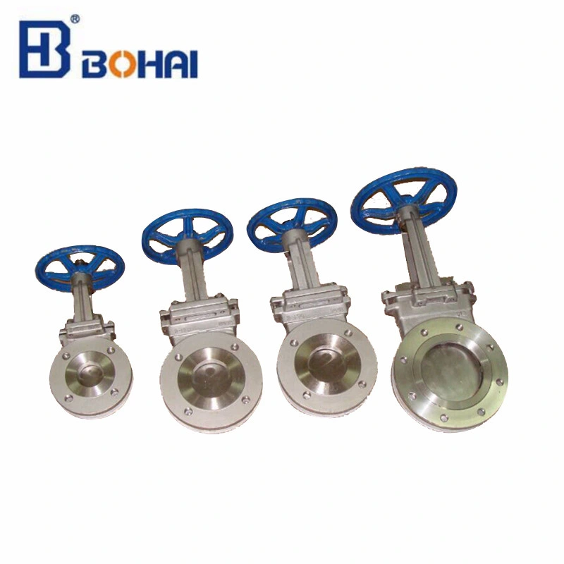 Wafer Knife Gate Valve Price About Cast Iron or Wcb Body Material and 304 Disc