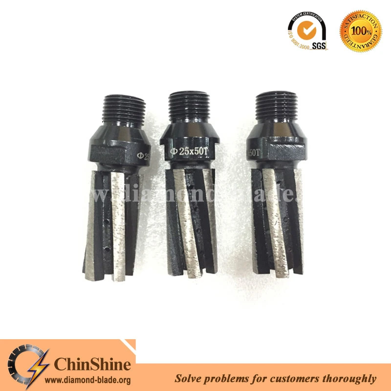 Sintered Diamond CNC Finger Router Bits for Milling Granite, Marble and Hard Stone