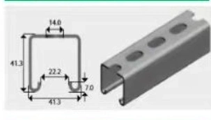 De estructura fija de alta calidad Purlin soporte de montaje del Sistema Solar solar 275g Zn Al Mg soportes de montaje Soporte de Panel Solar Fotovoltaica