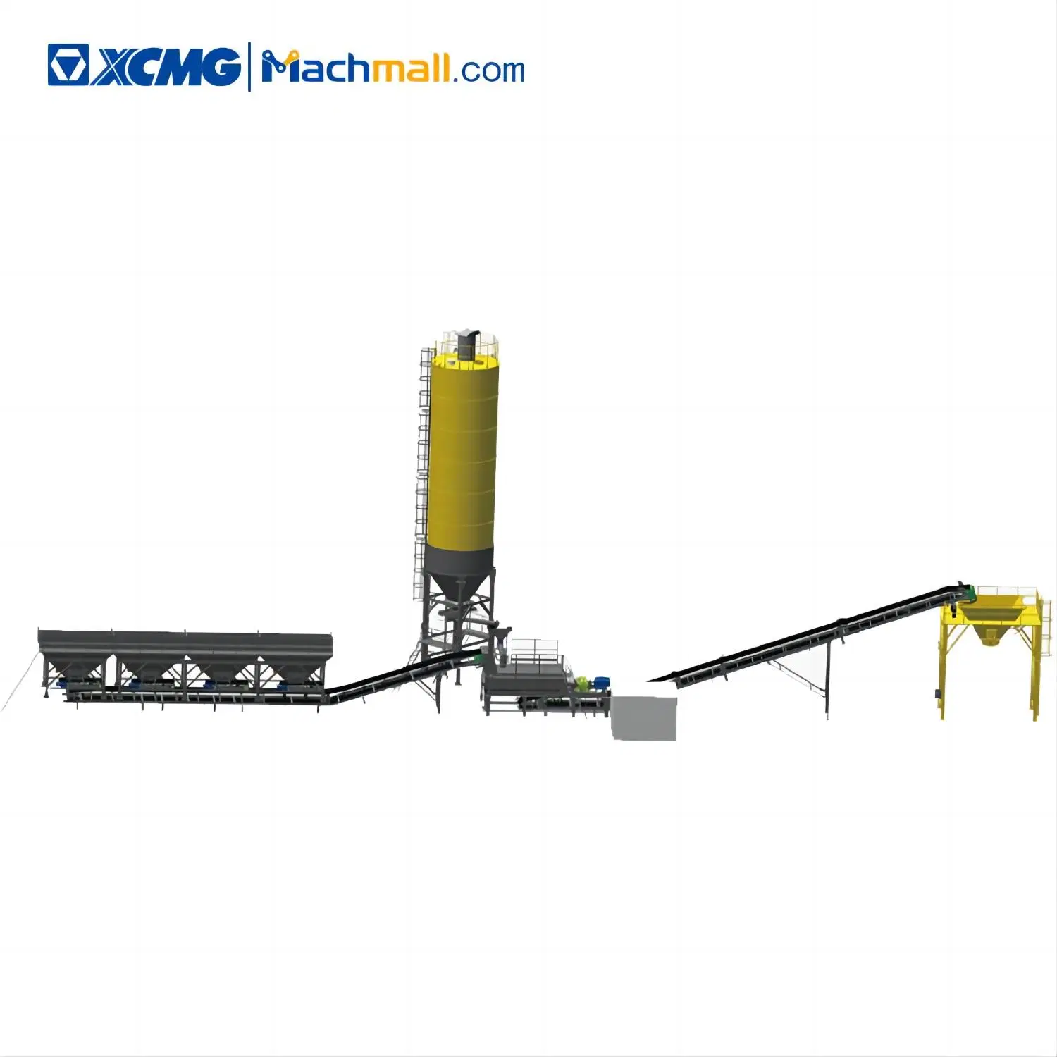 XCMG Official 500t/H Soil Stabilizer Concrete Asphalt Batching Plant Xc500 for Sale