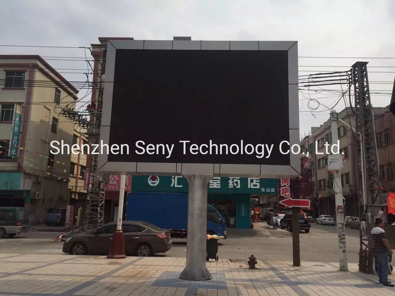 P3mm Outdoor HD LED Advertising Display Board Full Color Electronic Sign Screen