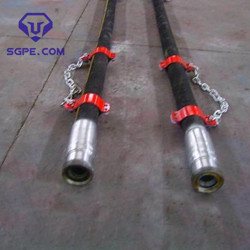 API Spec 7K High Pressure Mud Hose Vibrator Hose Steel Wire Rubber Rotary Drill Hose for 10000 Psi OEM Factory