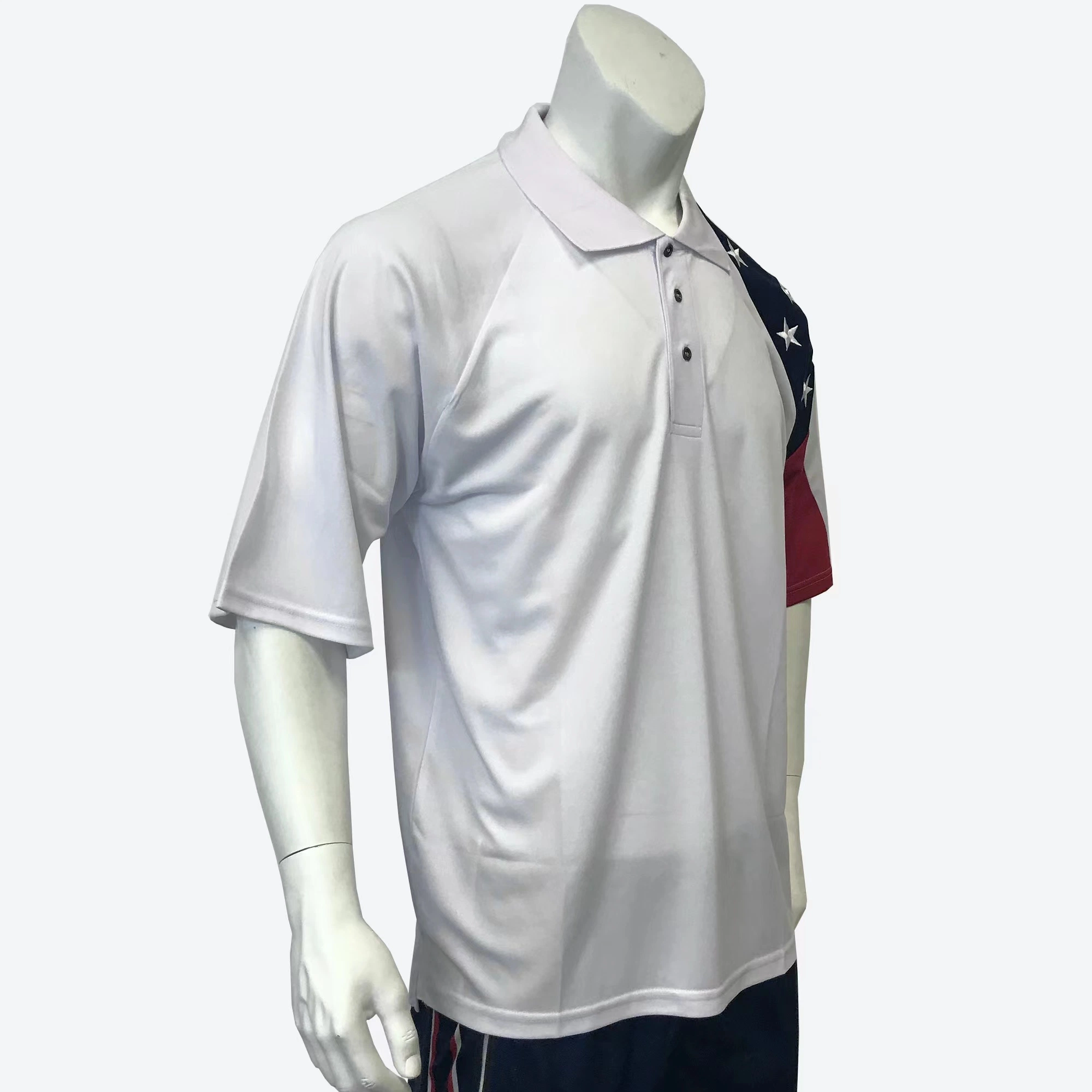 Men&prime; S Polo Shirts Classic-Fit Short Sleeve Embroidery Style Wicking Breathable Tech Fabric Golf Polo Shirt with Thin Soft Moisture