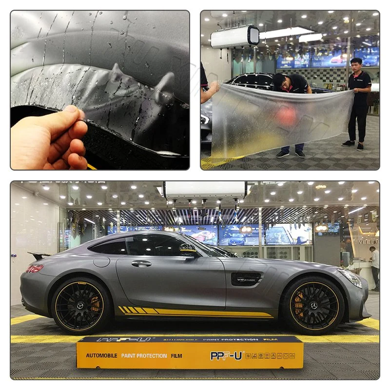 Free Sample TPH Automotive Paint Protection Film Anti-yellowing High Прозрачная глянцевая пленка TPH прозрачная пленка автомобиль PPF пленка