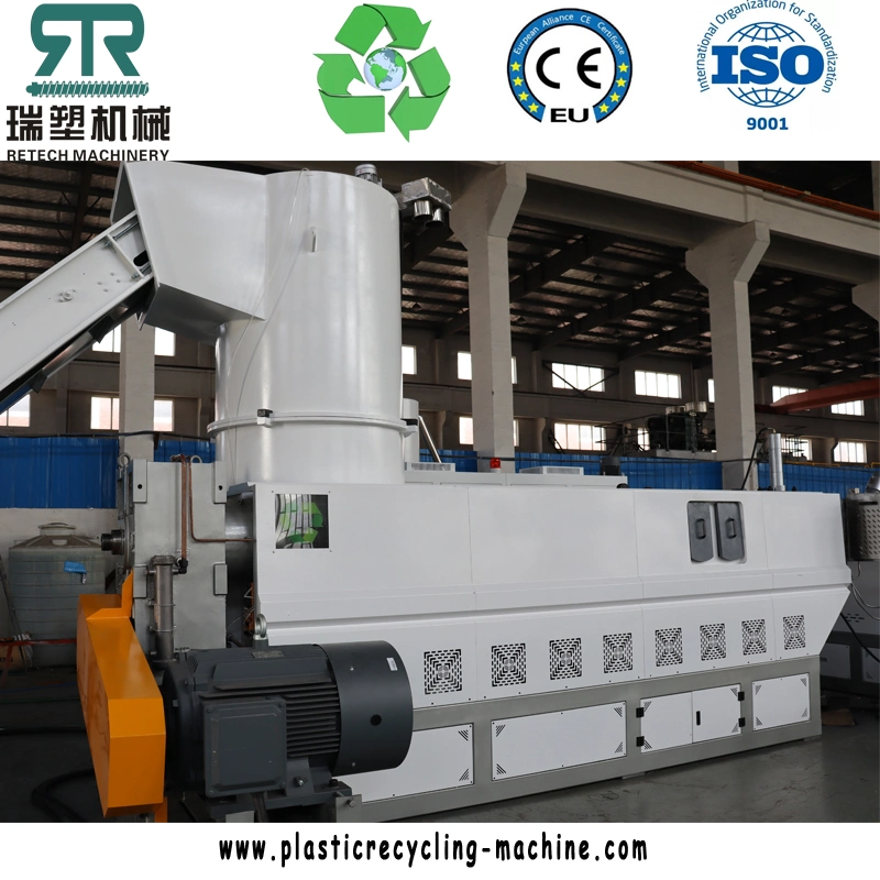 2024 Hot Sale Plastic LDPE Granulating Recycling Machine for Ld HD Lld PP Film with Double Stage Degassing Extruder