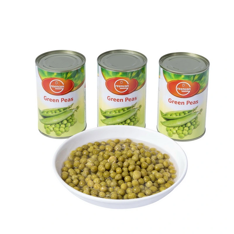 China Health Food Canned Green Peas 400g in Private label