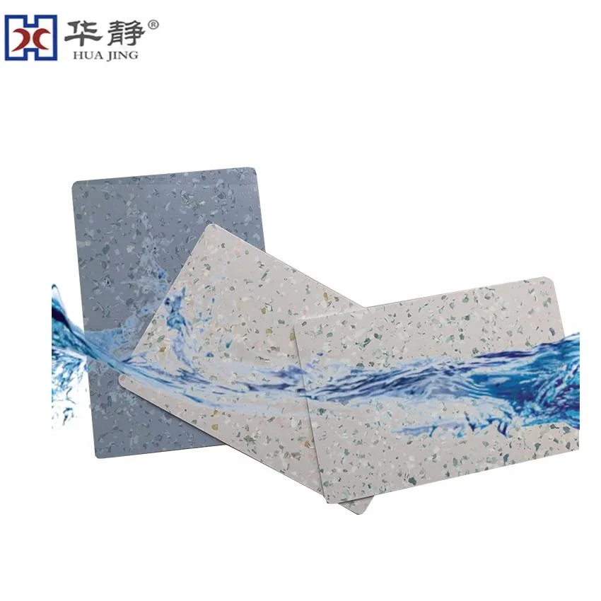 Design Hospital Conductive Waterproof Click Rigid Homogeneous PVC Vinyl Antistatic Anti-Static ESD Flooring Conductive Tile ESD Tile for Cleanroom Datacenter