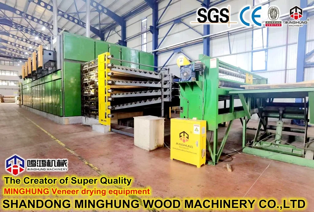 Birch Roller Veneer Dryer Machine for Woodworking Plywood Machine