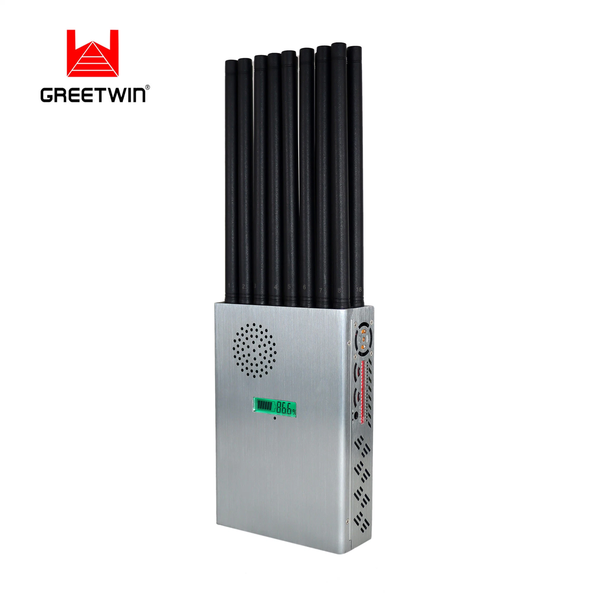 Handheld Cellular 18 Band Cell Phone GSM and WiFi Signal Jammer