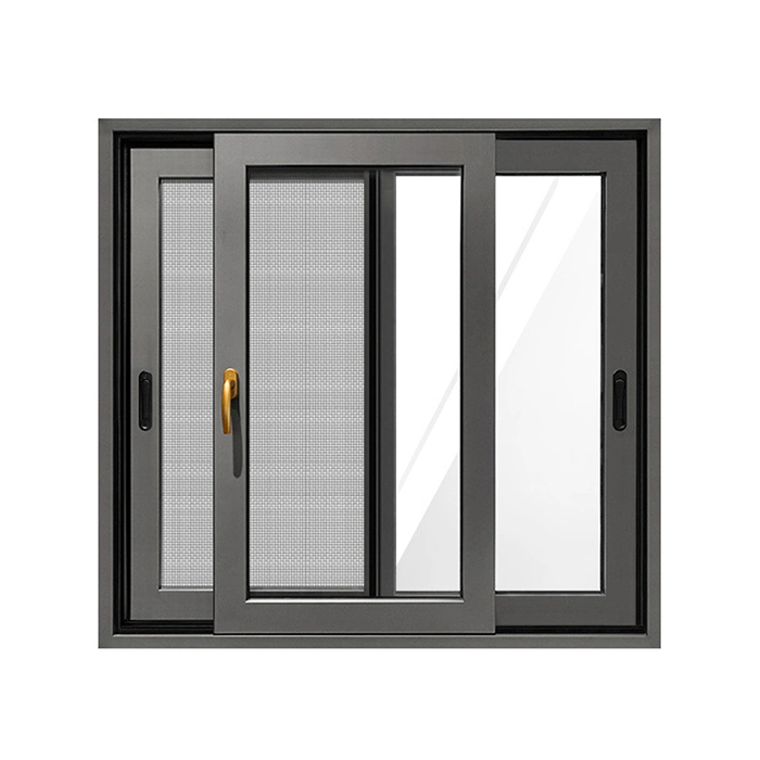 Grundlegende Anpassung Aluminium Profil Schiebefenster Design für Häuser Alu Aluminiumlegierung Aluminium Gehärtetes Glas Lowes Glasiert