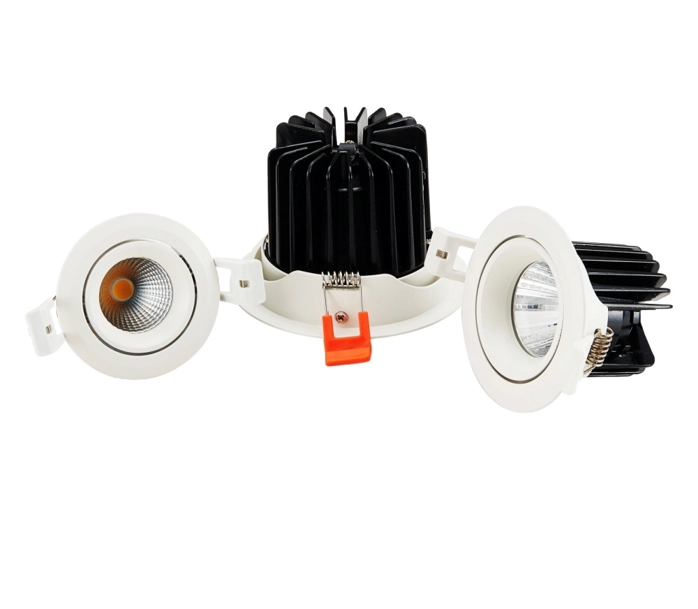 Lámpara COB empotrada regulable Mini LED de alta calidad para interiores atenuables Luz