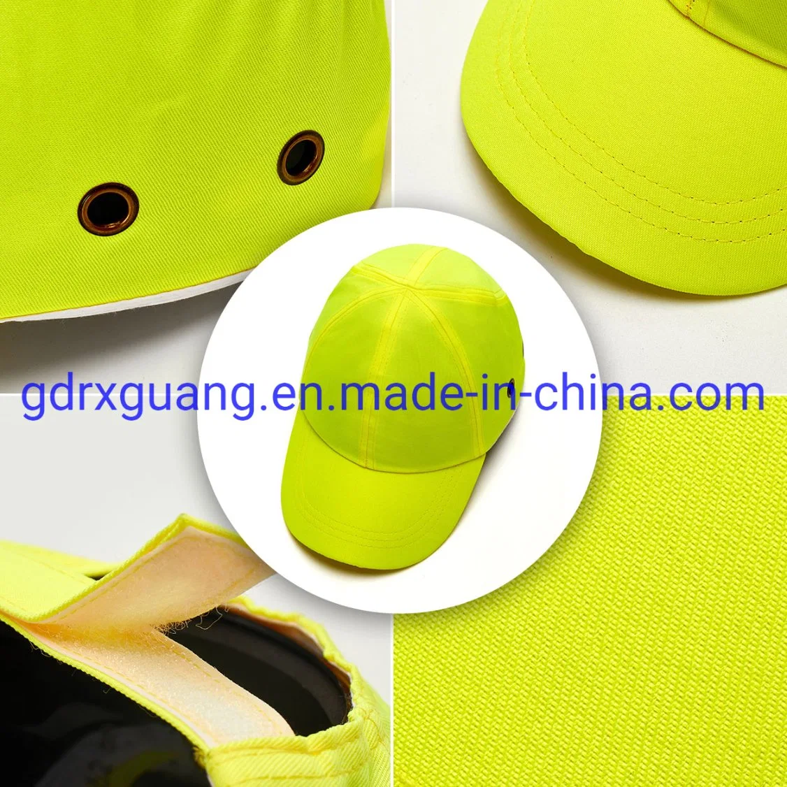 Custom 6 Panel Plain Safety Helmet Bump Baseball Cap