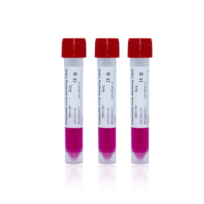 Sampling Collection Viral Transport Medium Vtm Test Kits for Nasal Pharyngeal Sampling Swab