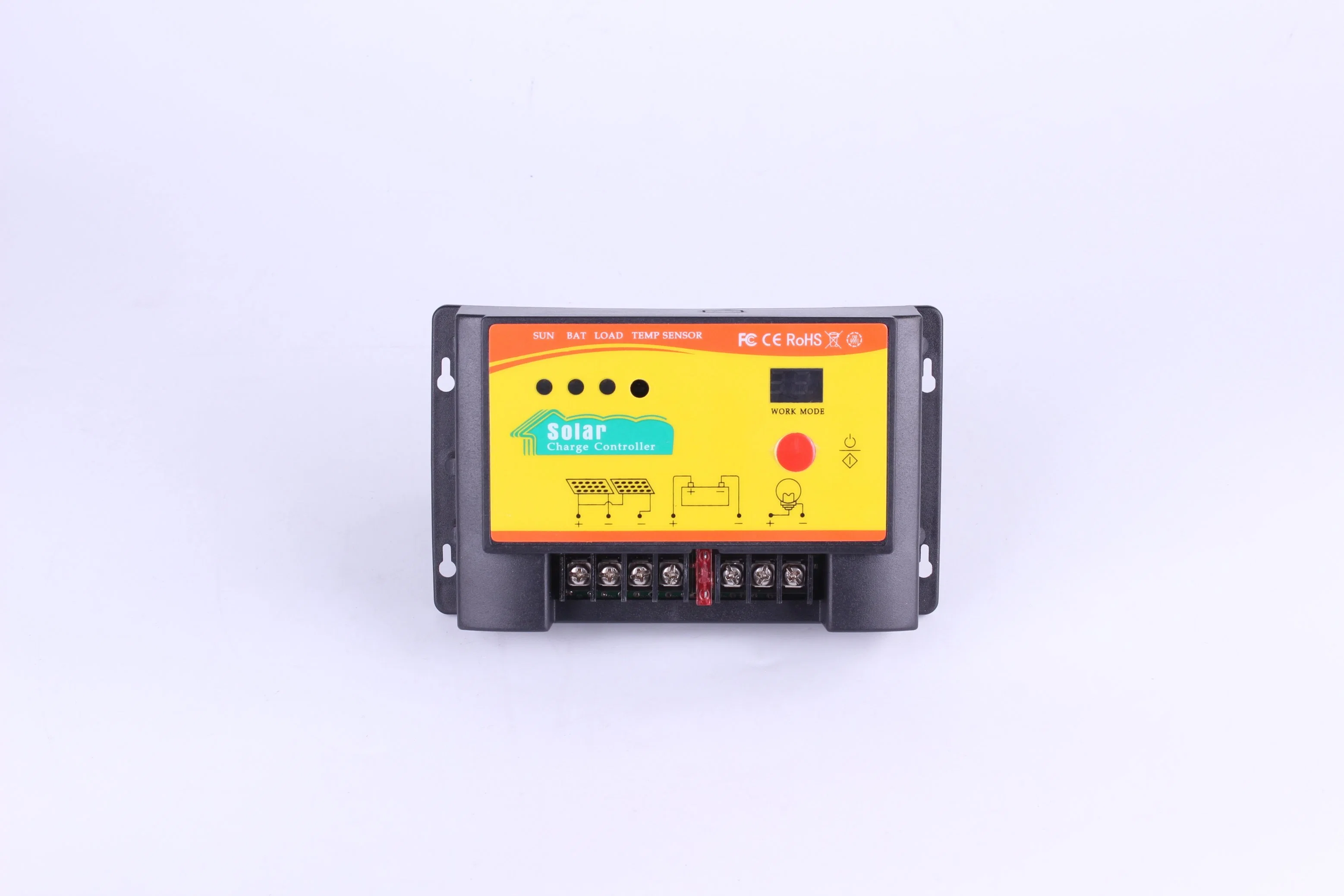 China New Design PWM Solar Charge Controller 12V/24V Auto 30A with LED Display, Light/Time Control