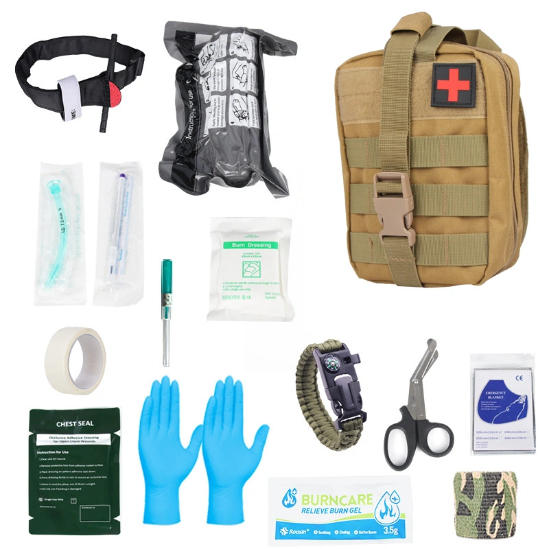 Kit de Emergência Anti-Combat portátil Kit de Primeiros Socorros