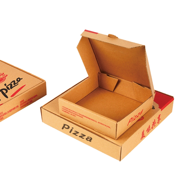 Wholesale Custom Print Paper Cardboard Box for Pizza Package