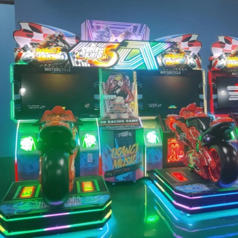 Ciudad de juego Nueva pista de carreras de 55 pulgadas de 47 pulgadas Dynamic Racing Game Machine Conexión de un solo jugador