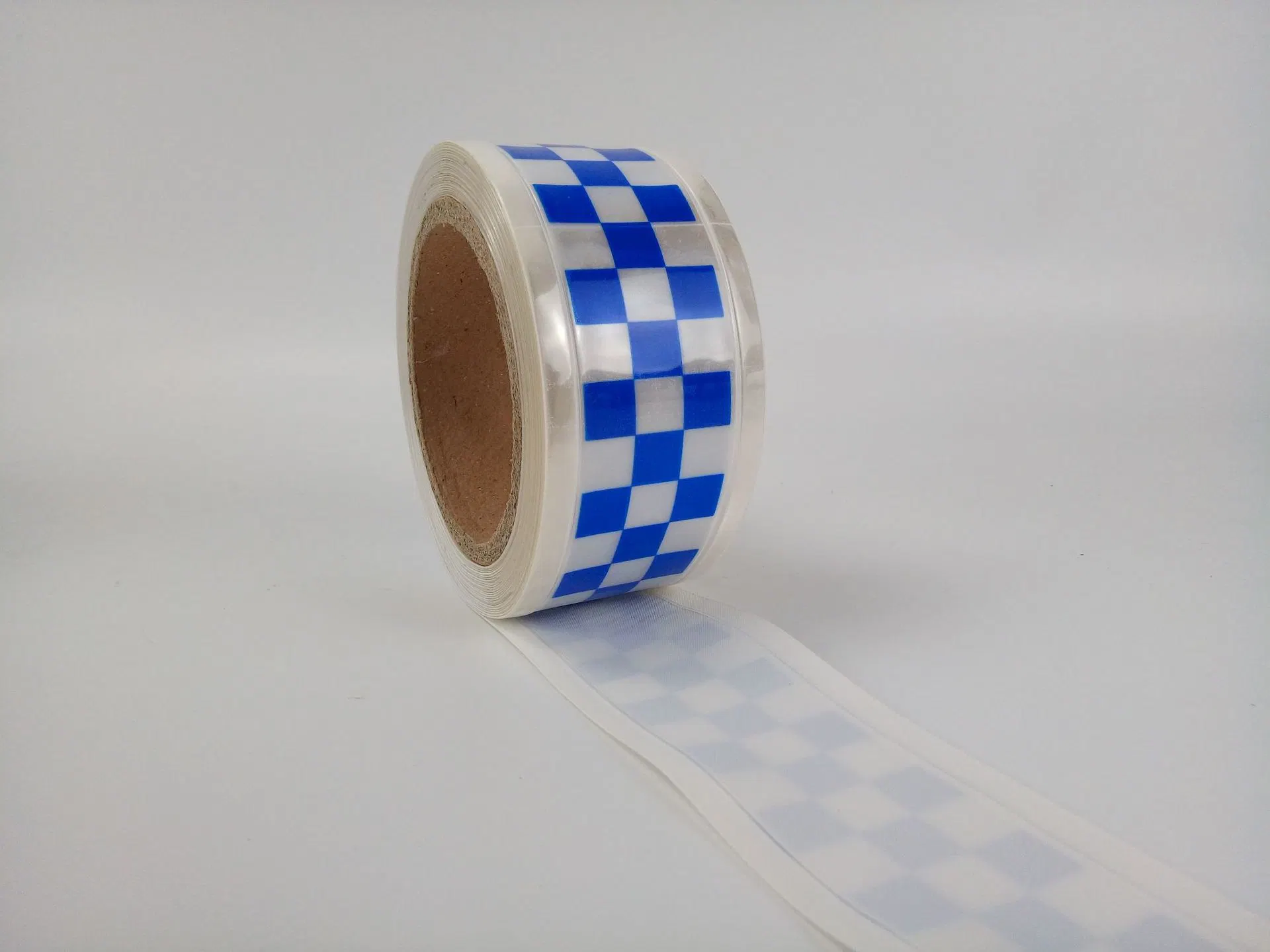 High Visibility Reflective Checker/Grid/Lattice Tape Material for Safety Jacket