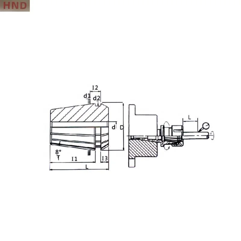 5C 16c 20c portabrocas de collar de carburo