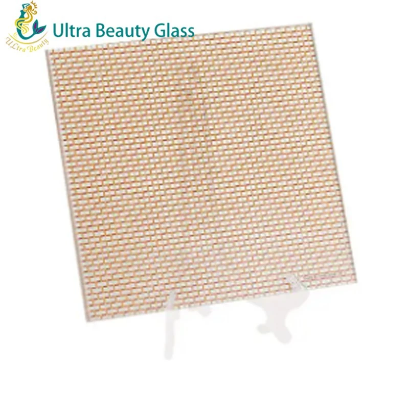 Custom Outdoor Glass Panels Silk Screen Printing Tempered Laminated Building Glass