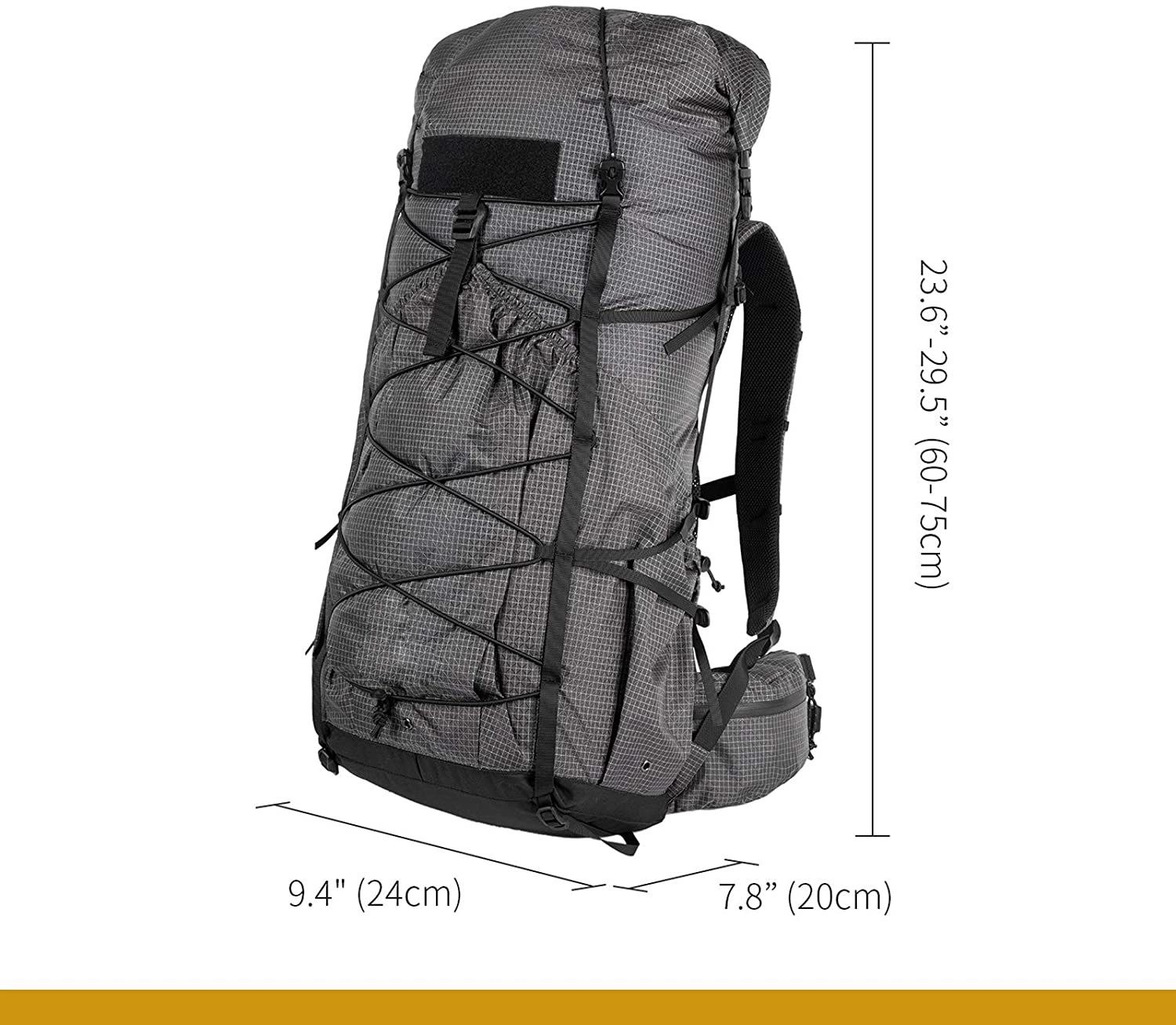 35L+5L Trama interna Trekking Mochilas para Camping Senderismo