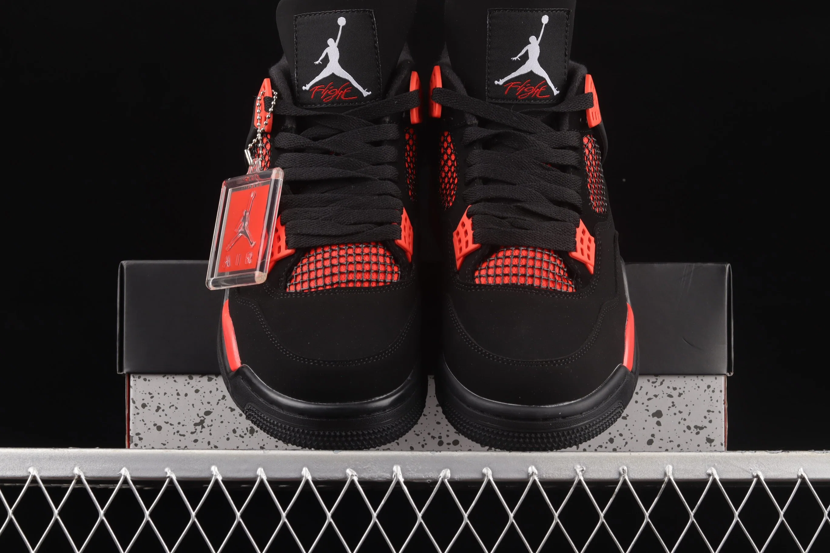 Nike Air Jordan 4 Retro " Red Thunder " chaussures de basket-ball