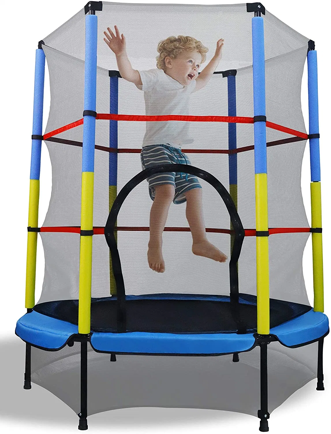 Mini Adjustable Trampoline for Kids Jumping Exercise Trampoline