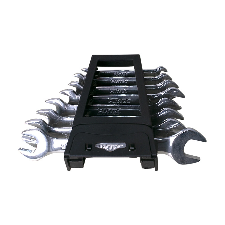 Fixtec Hand Tools Hardware 8PCS Double Open End Spanner Set