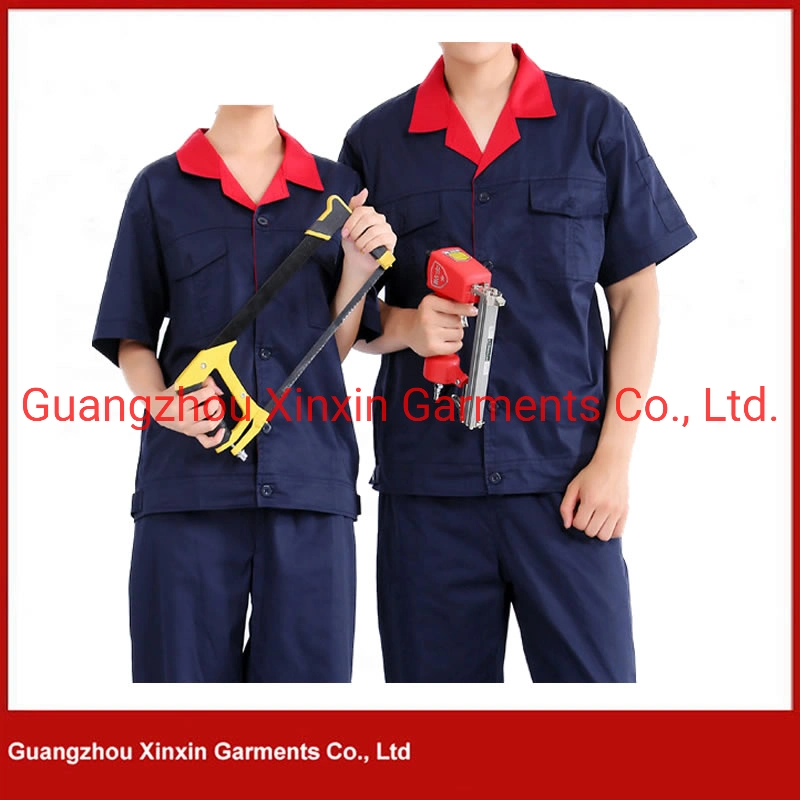 Short Sleeve Factory Safety Working Clothes Professional Work Uniform (W617)