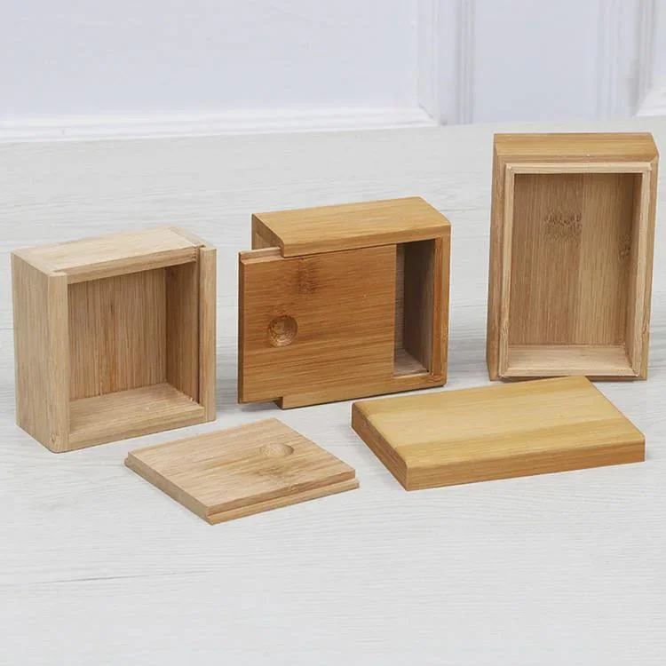 Bulk Bamboo Box Wholesale/Supplier Customization Solid Wooden Gift Packaging Box