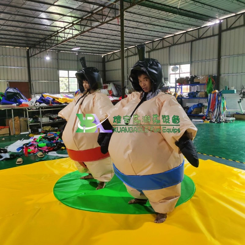 Adults Inflatable Foam Padded Sumo Wrestling Suits Fighting Set