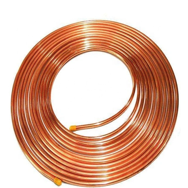 C10100 C11000 C12200 Refrigeration Copper Tube Copper Pipes Air Conditioner Copper Coil