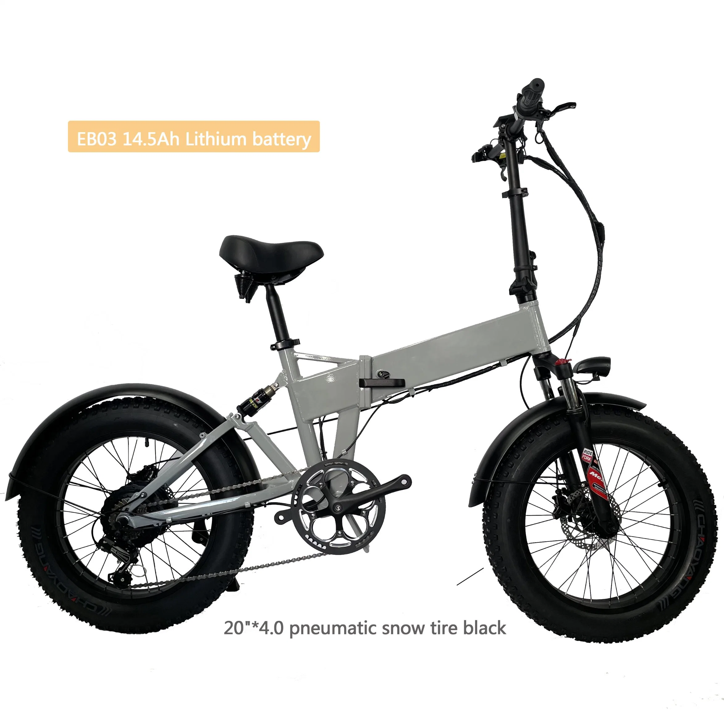 36V 350W 10,4ah Akku voll Federung Elektro-Fahrrad Falten E-Bike