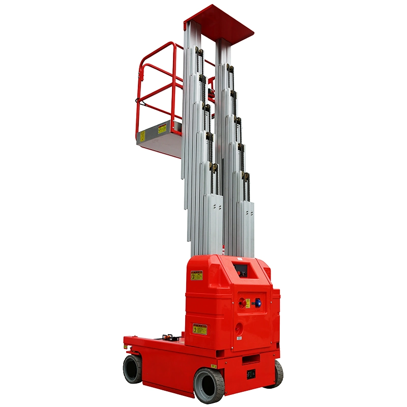 High Quality Self Propelled Dual Mast Platform Ladder Lift Jack