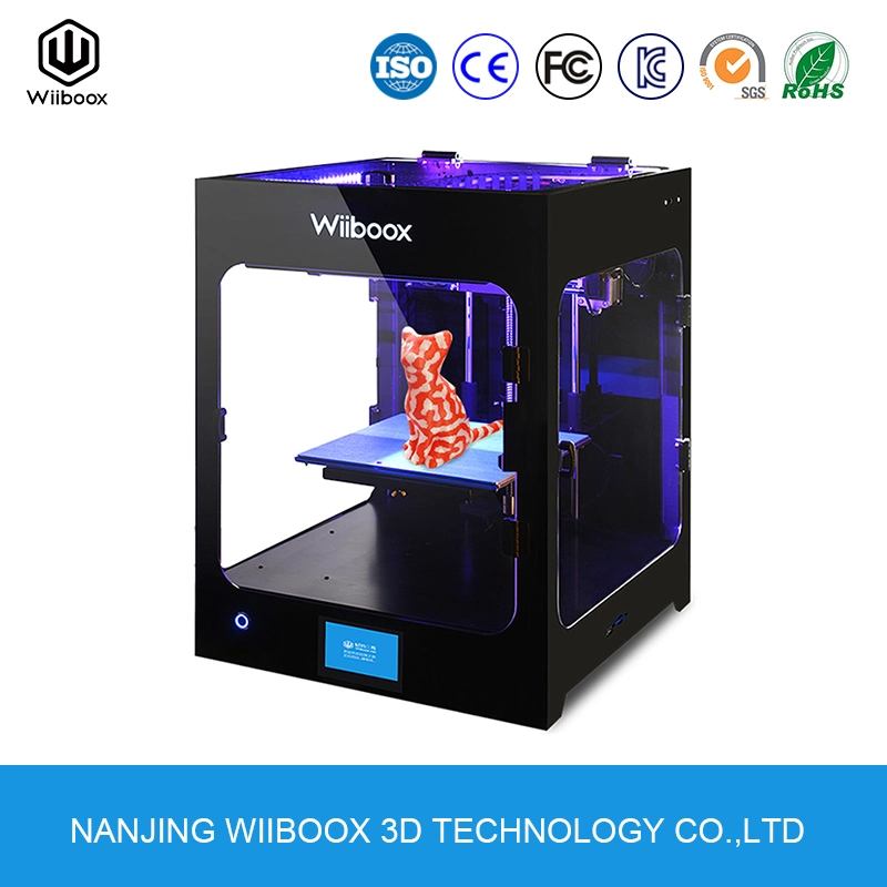 Empresa Wiiboox 300 Boquilla doble impresión 3D de alta precisión Fdm impresora 3D de escritorio