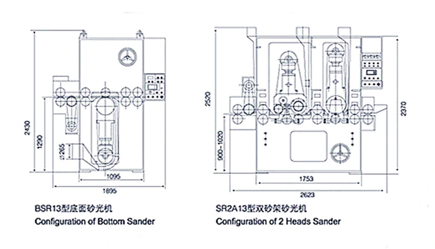 Wood Working Single Side Wide Belt Sanding Machine for Plywood Veneer