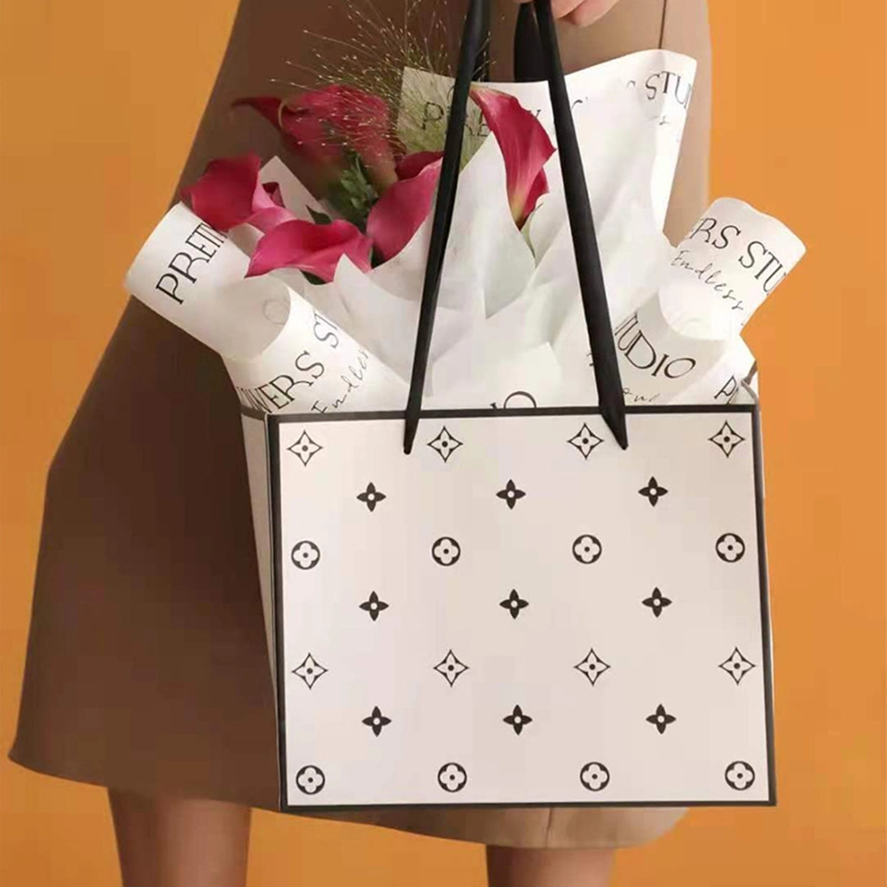 Floral Bag Gift Bag Custom Paper Products
