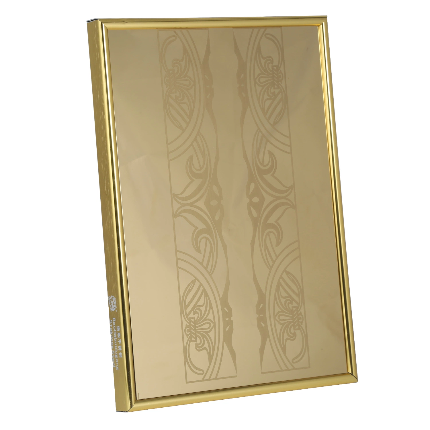 Super Mirror Brass 316 304 Color Stainless Steel Board Blank Elevator Sheet for Laser Engraving