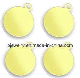 Any Shape Any Size Custom Logo Dog Tags 18K Gold Plated