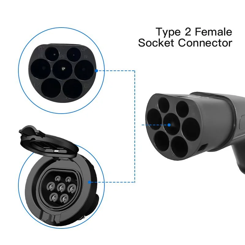 Type 2 EV Charging Dummy Socket IEC 62196 EV Connector Station