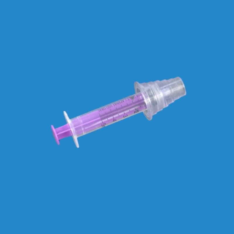 Medical Oral Syringe 10ml with Adapter or Tip with CE China Manufacturer